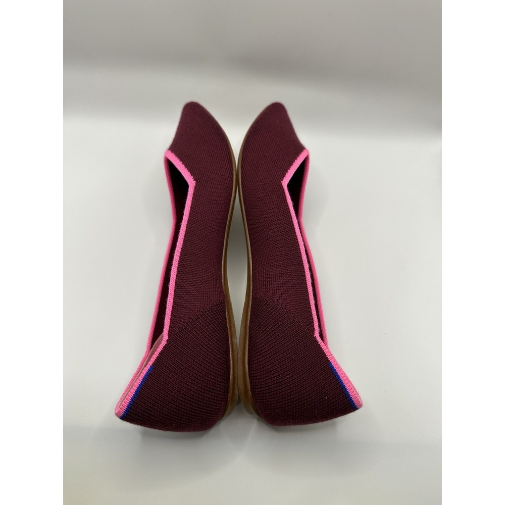 Rothys Retired Currant Merino Point Flats Multicolor‎ Size 6.5 View 6